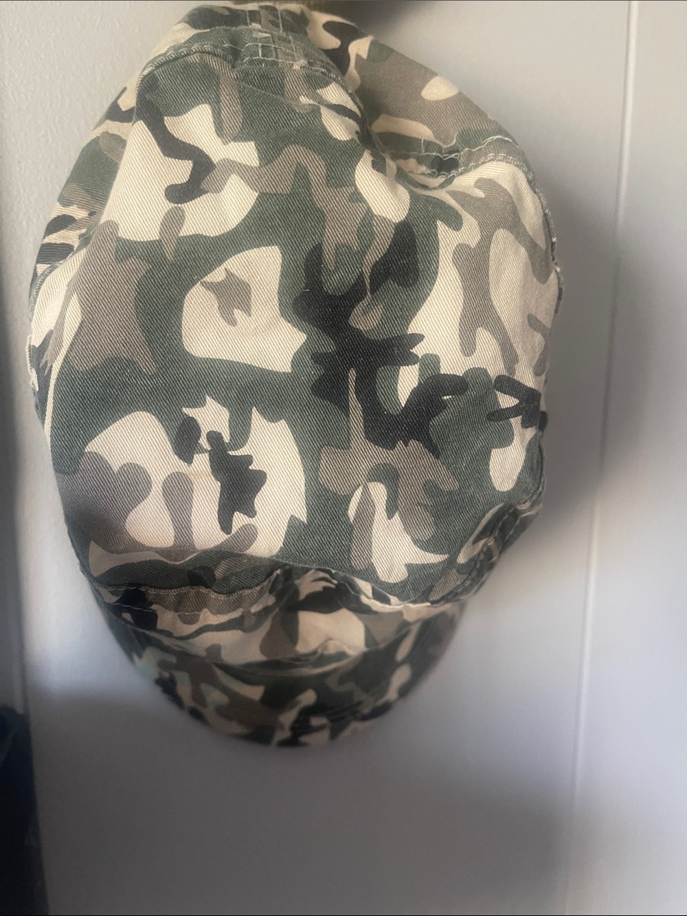 Camo Baseball Cap - Green & Tan Camouflage